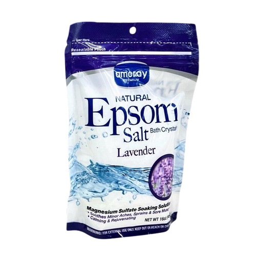Amoray Premium Natural Epsom Salt - Lavender