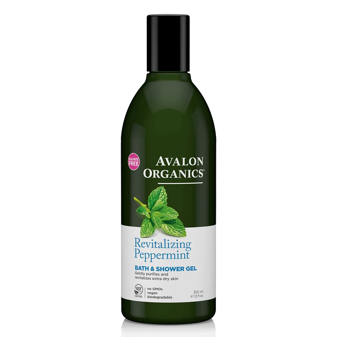 Avalon Organics Revitalizing Peppermint Bath & Shower Gel