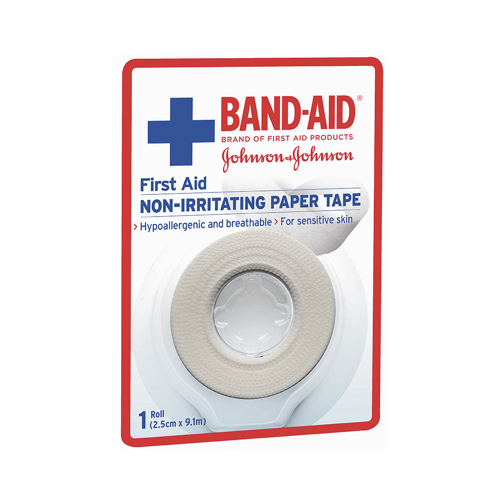 Band-Aid First Aid Non-Irritating Paper Tape