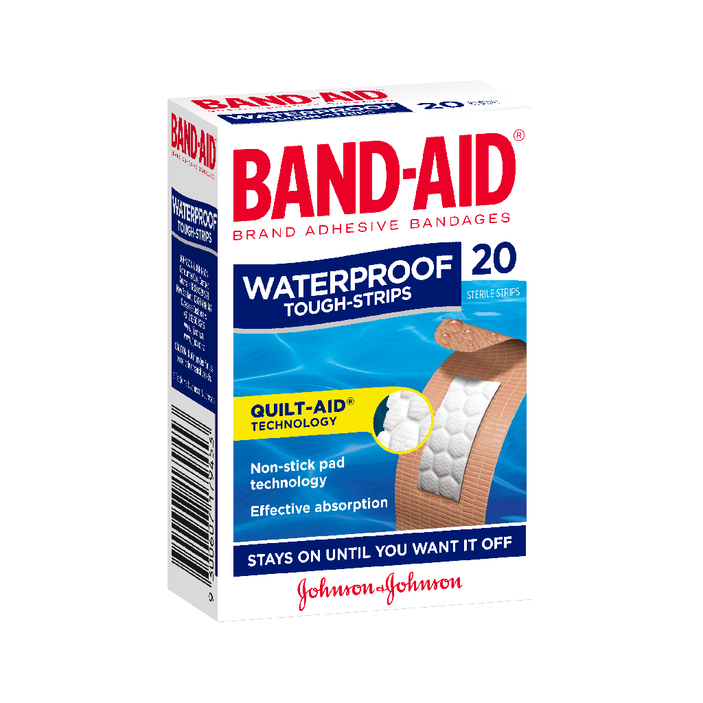 Band-Aid Tough Strips Waterproof