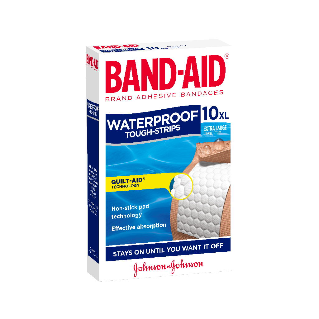 Band-Aid Tough Strips Waterproof Extra Large