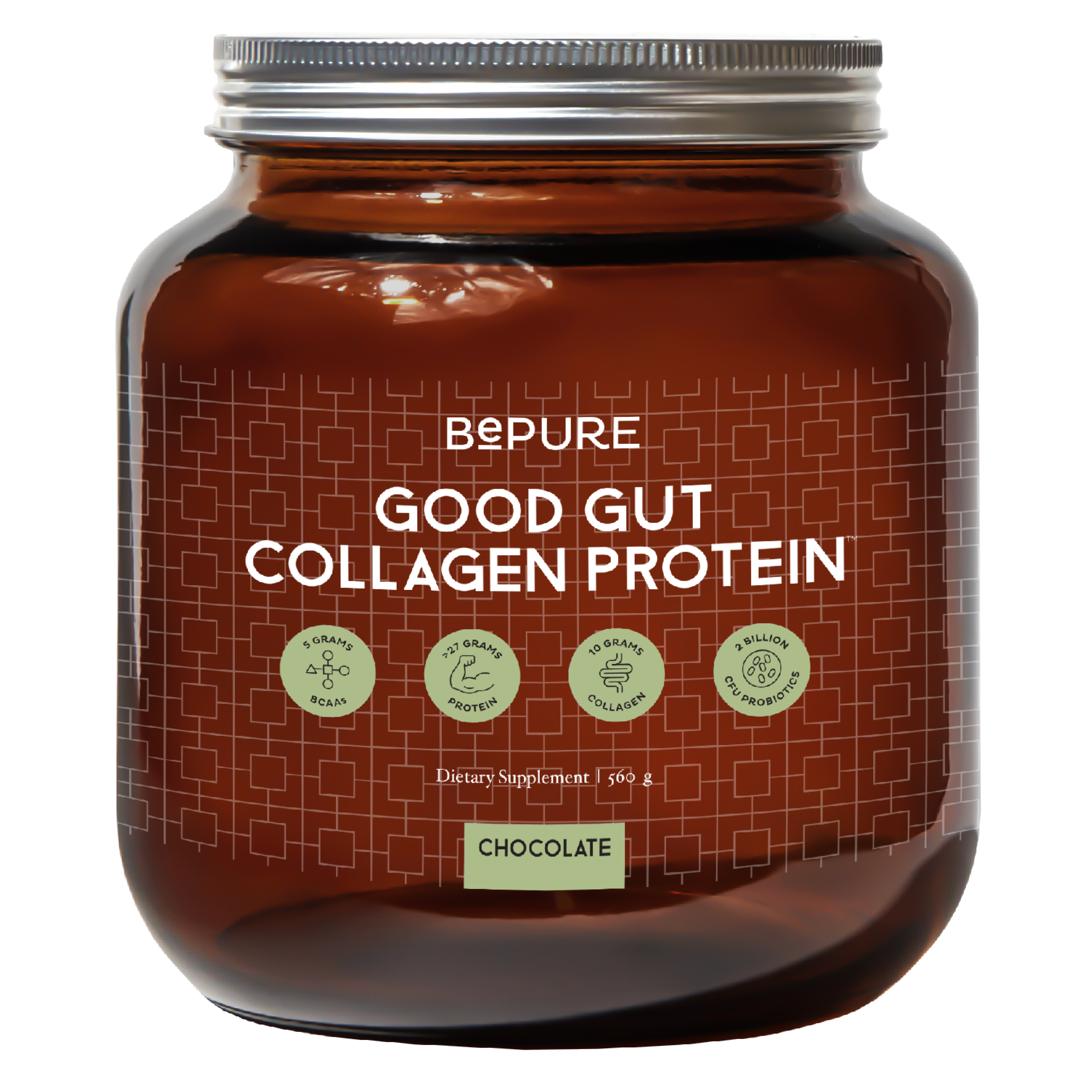 BePure Good Gut Collagen Protein - Chocolate Flavour