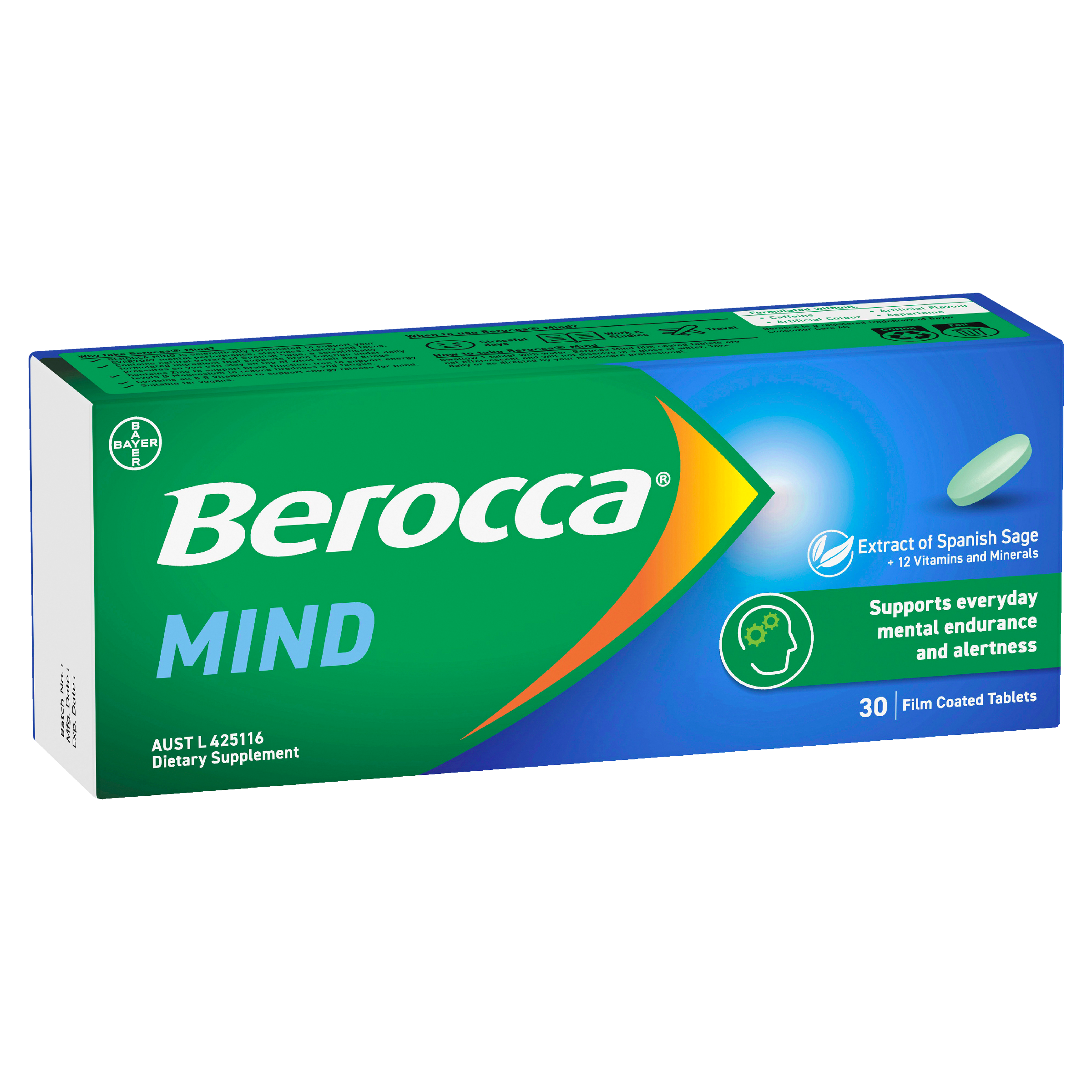 Berocca Mind Film Coated Tablet