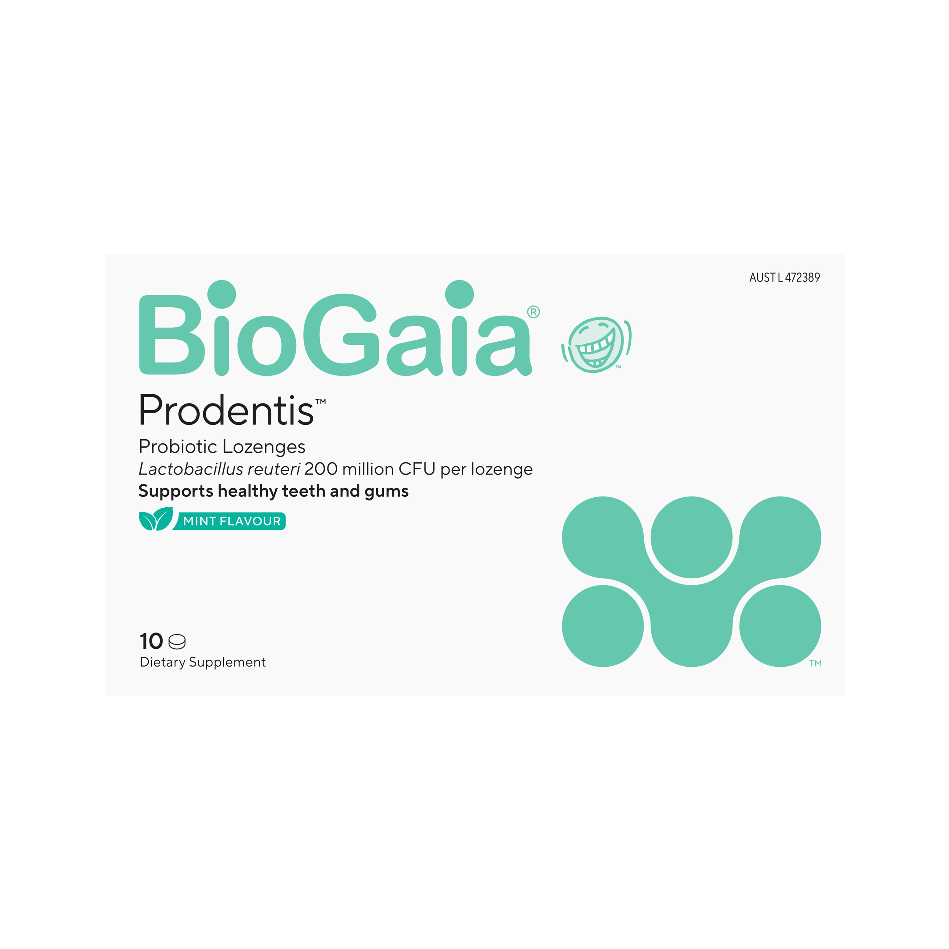BioGaia Prodentis Probiotic Lozenges - Mint Flavour