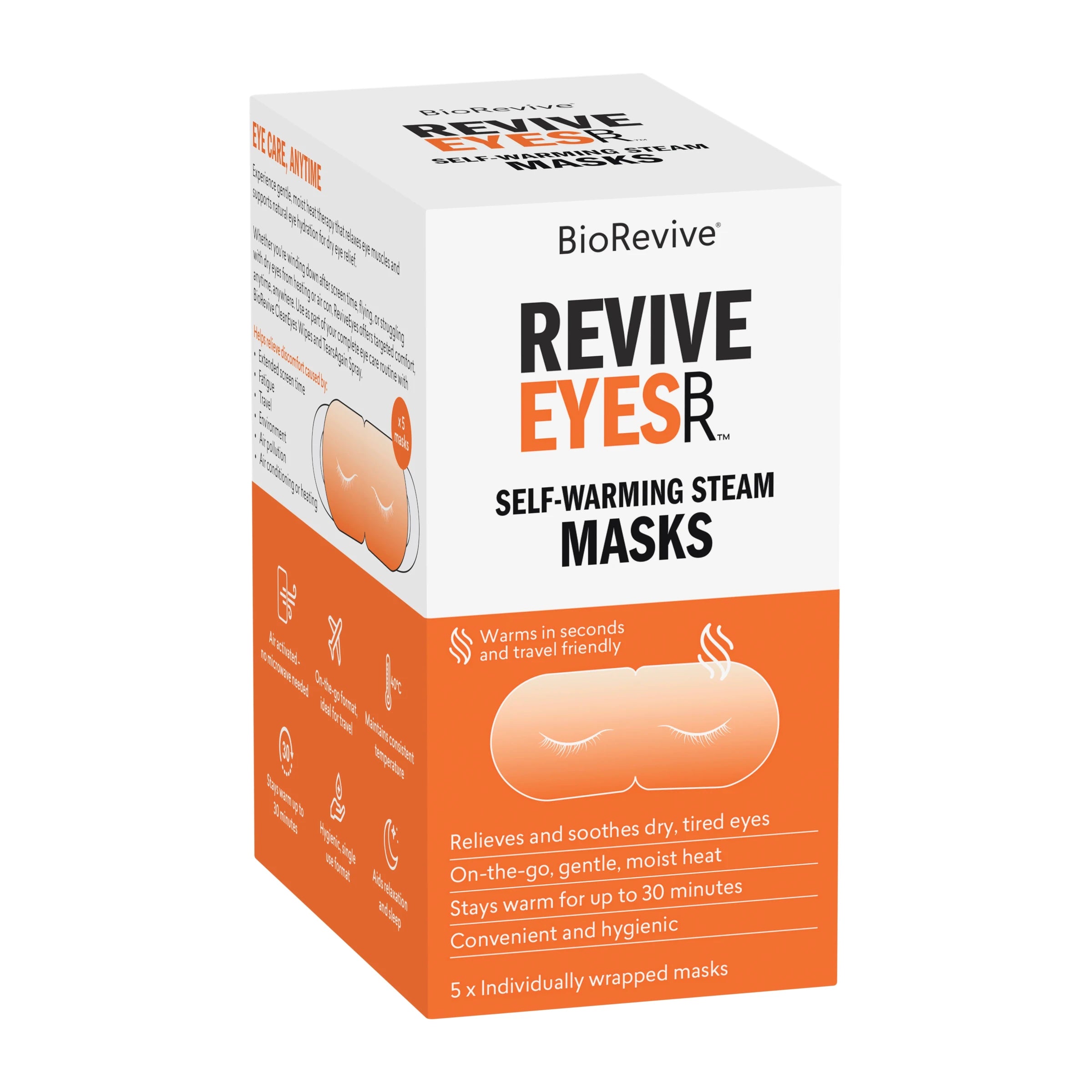 BioRevive ReviveEyes Self-Warming Steam Masks