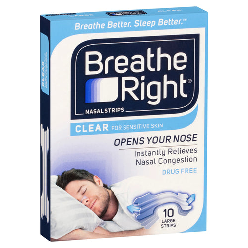 Breathe Right Clear Nasal Strips