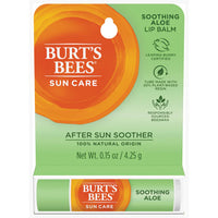 Burt's Bees After Sun Soother Lip Balm Soothing Aloe