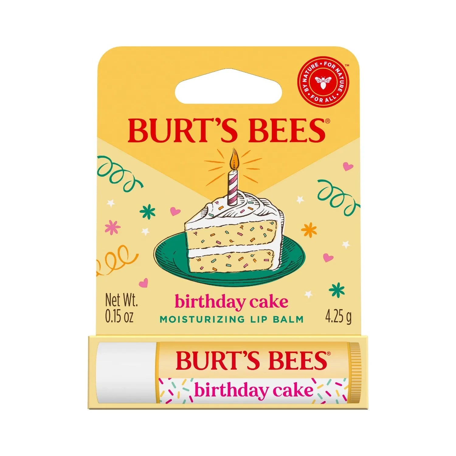 Burt's Bees Moisturizing Lip Balm Birthday Cake