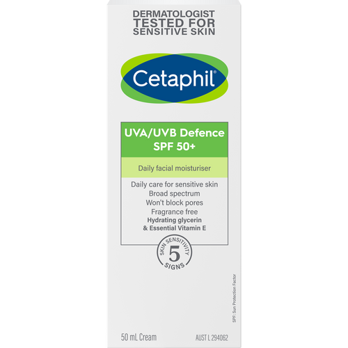 Cetaphil UVA / UVB Defence SPF 50+ Daily Facial Moisturiser