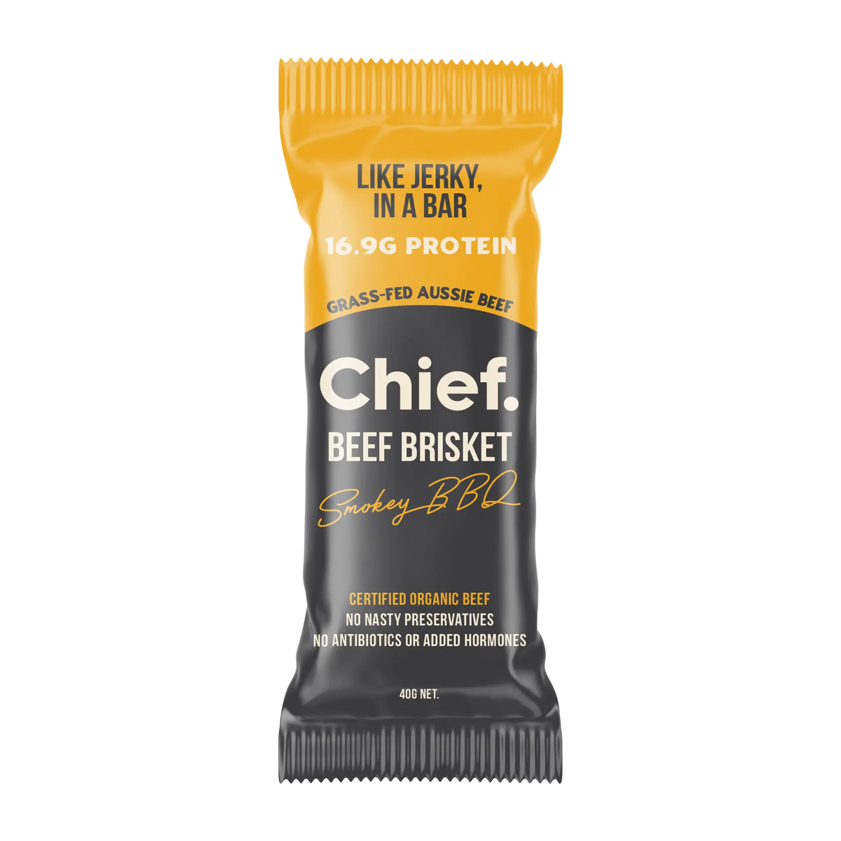 Chief Organic Beef Brisket Bar - Smokey BBQ