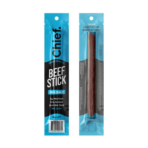 Chief Organic Beef Stick - Sea Salt