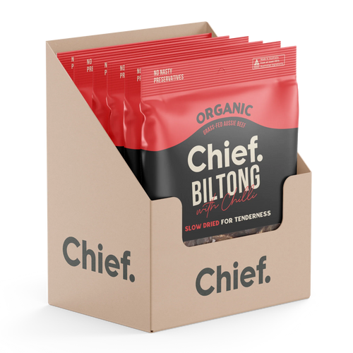 Chief Organic Biltong - Cayenne Chilli