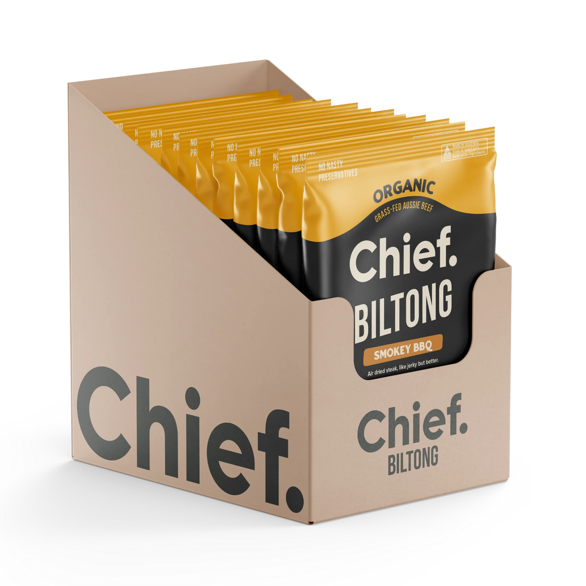 Chief Organic Biltong - Smokey BBQ