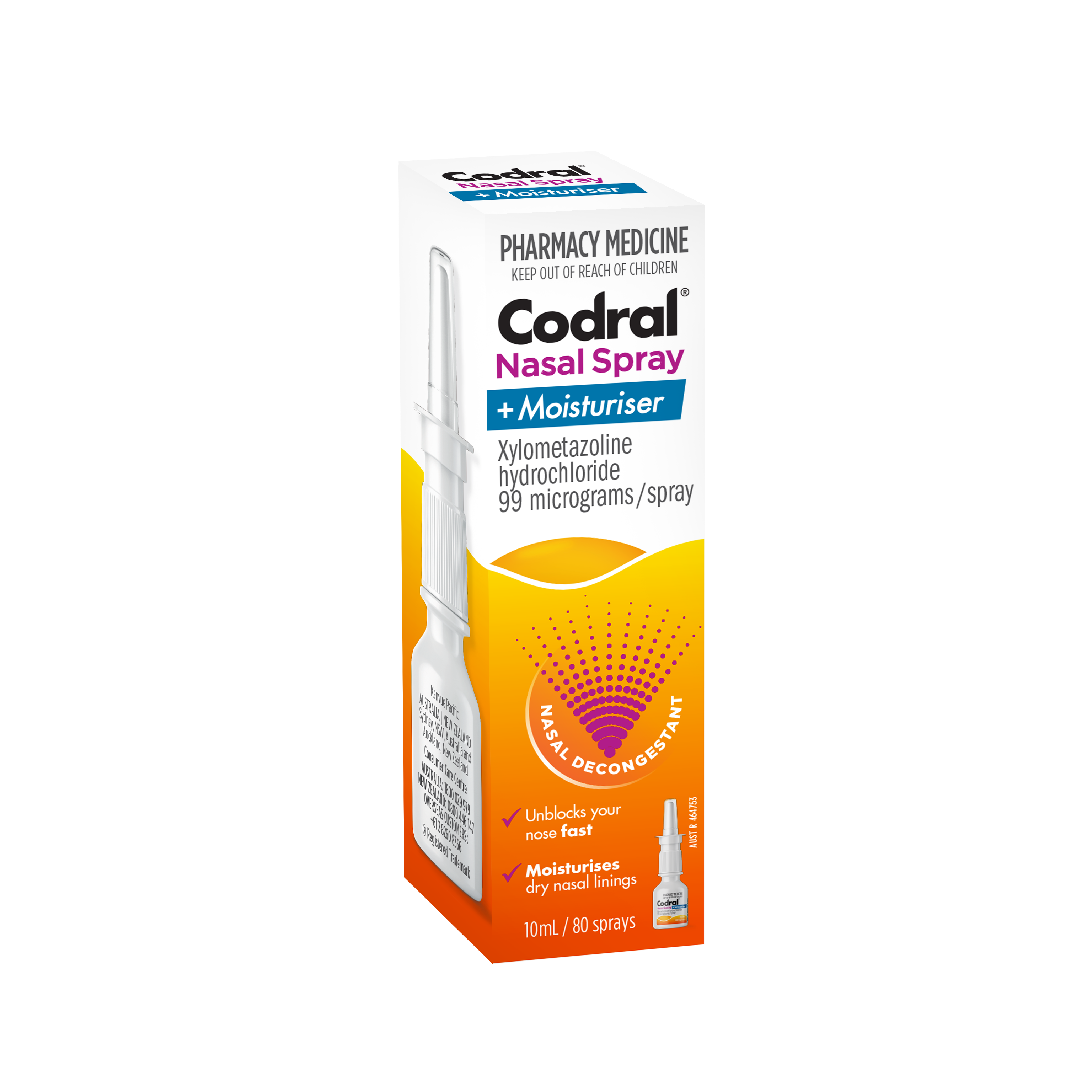 Codral Nasal Spray + Moisturiser