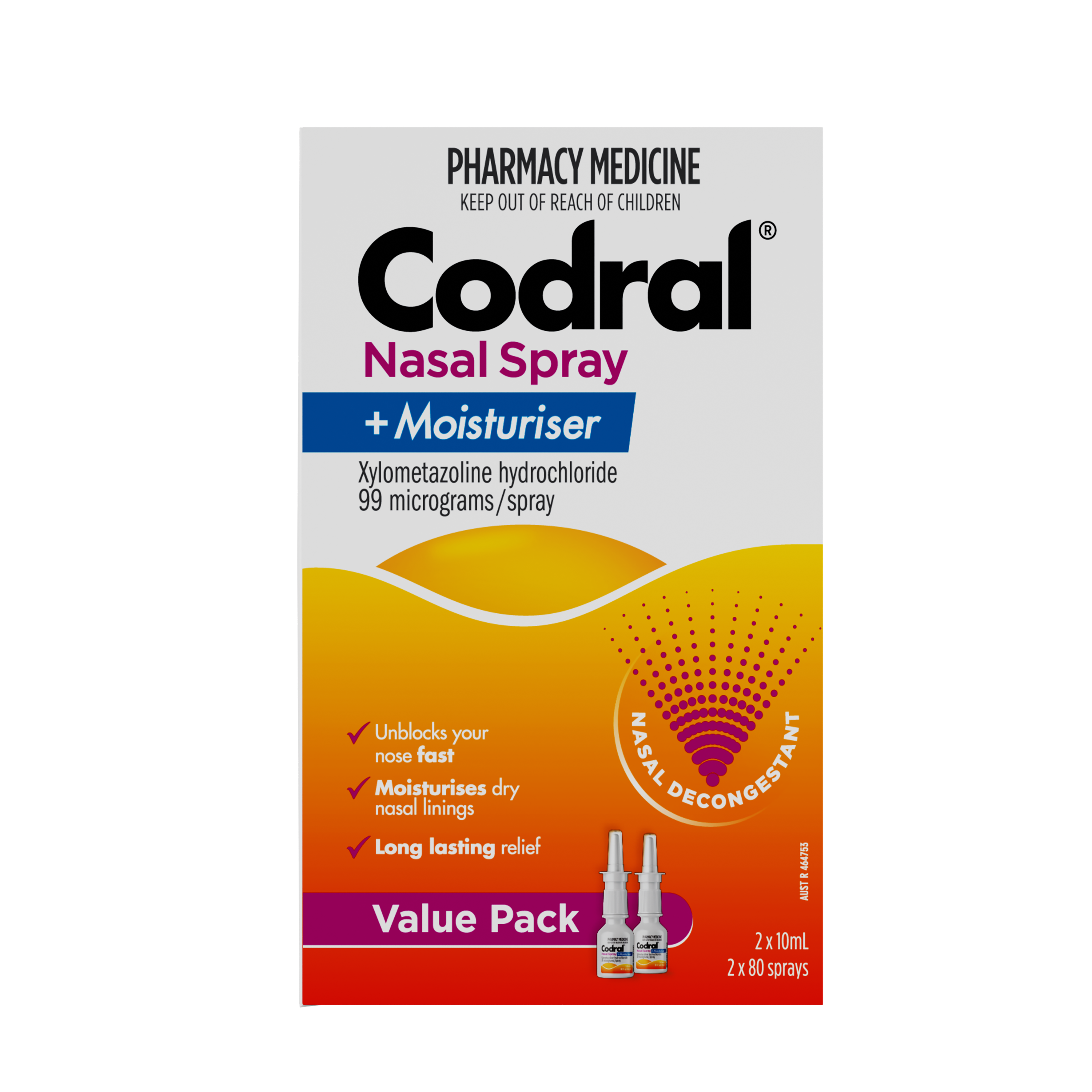 Codral Nasal Spray + Moisturiser