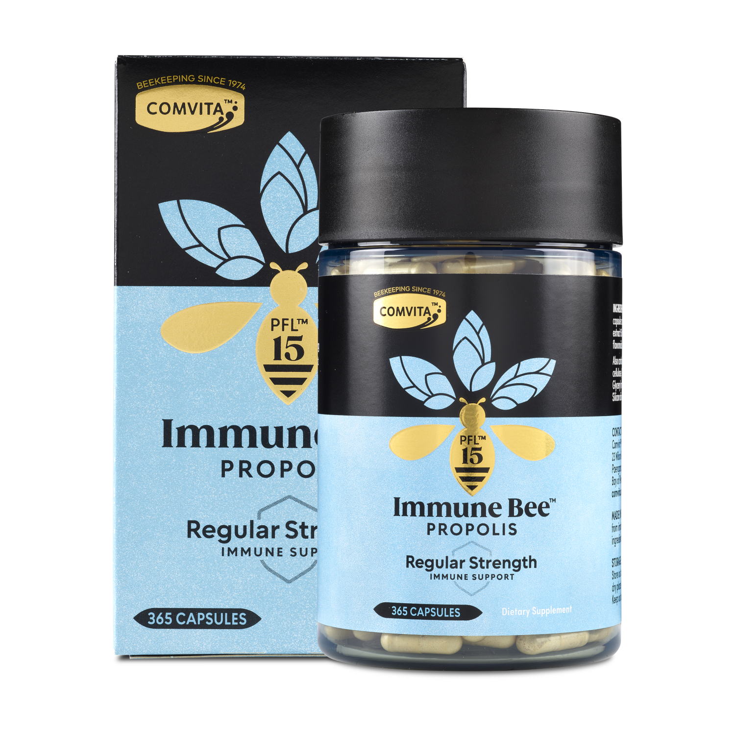 Comvita Immune Bee Propolis Capsules Regular Strength PFL15