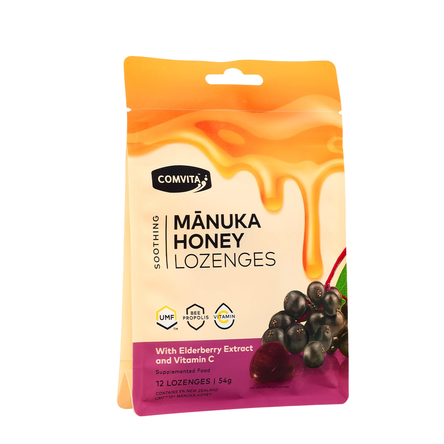 Comvita Manuka Honey Lozenges Elderberry Extract