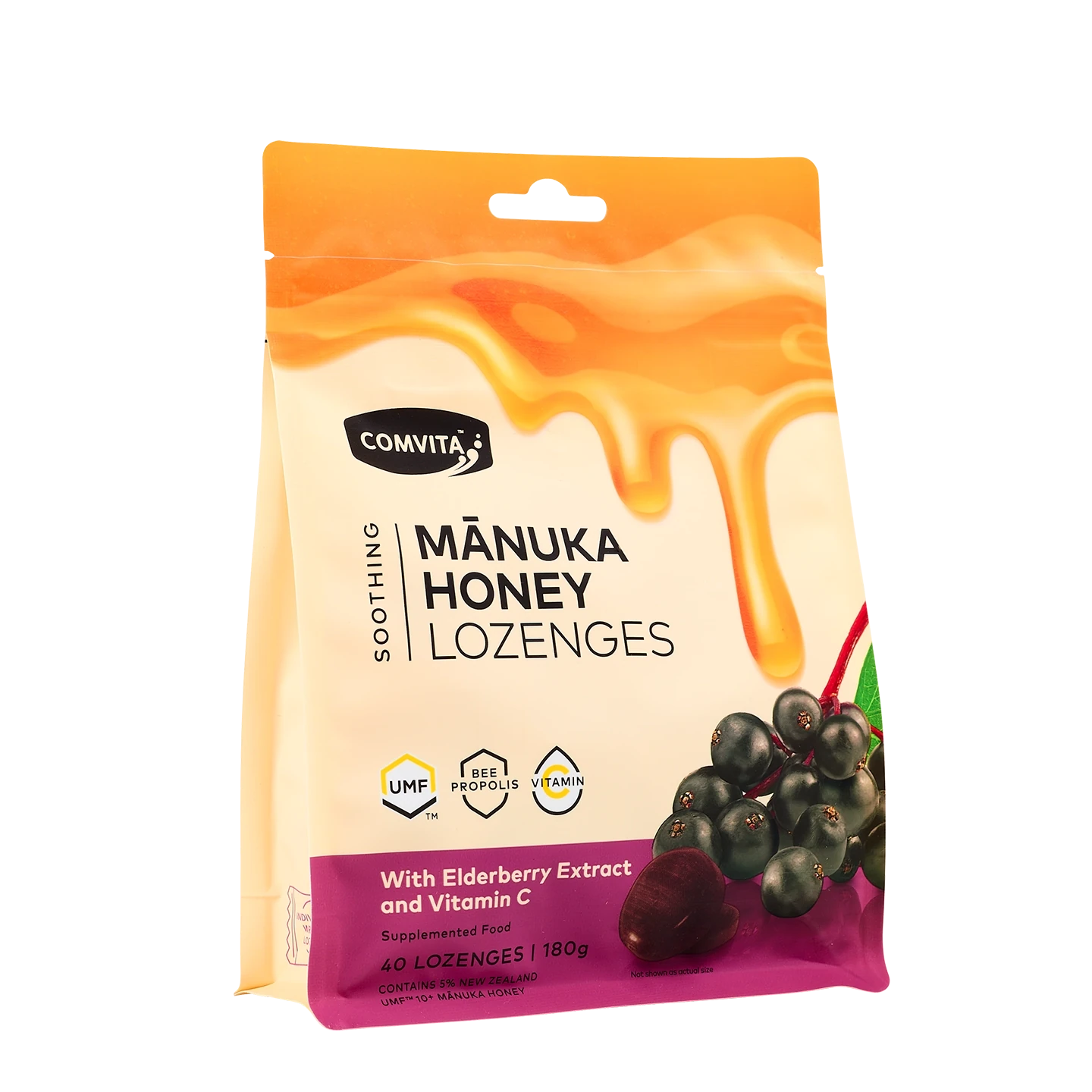Comvita Manuka Honey Lozenges Elderberry Extract