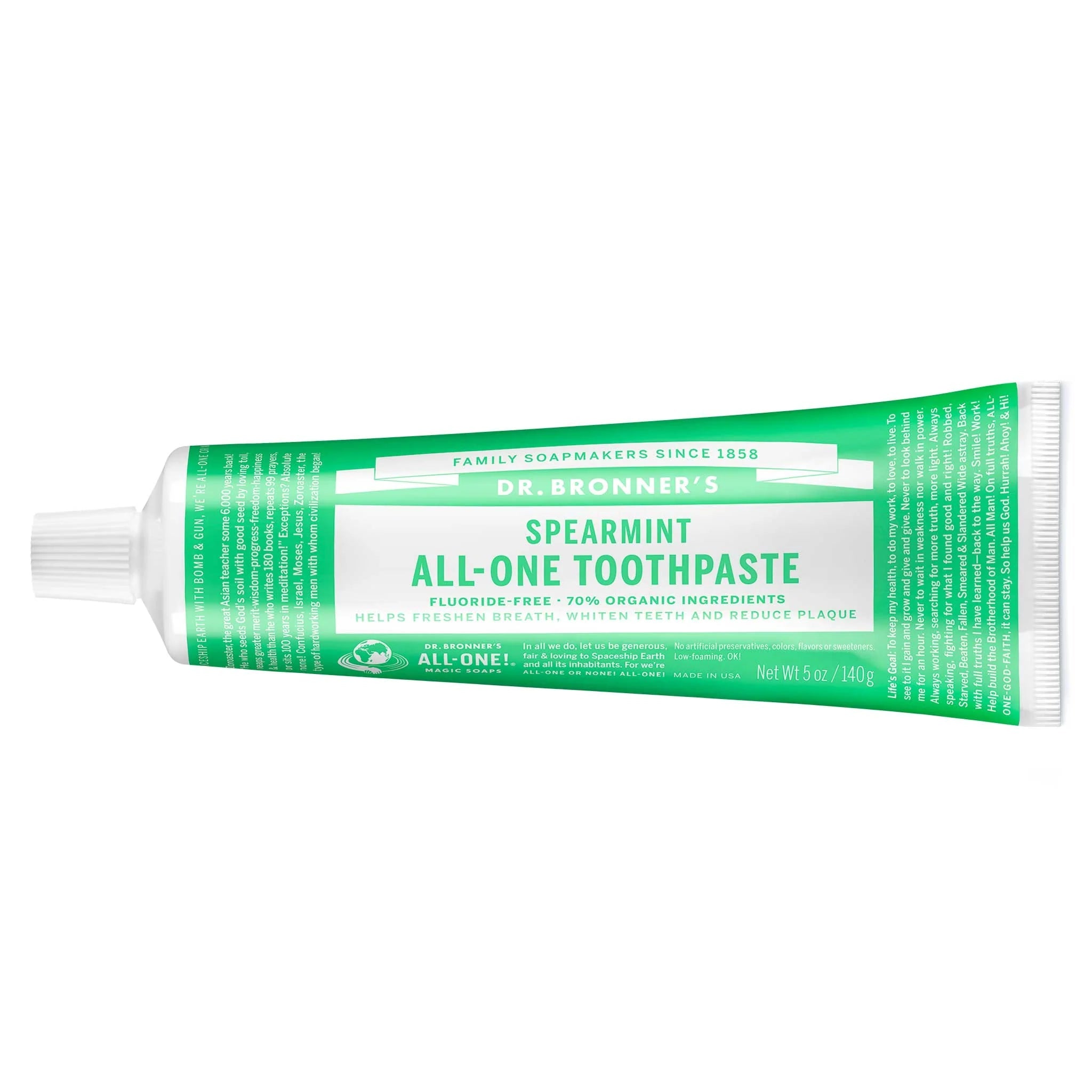 Dr Bronner S All One Toothpaste Spearmint Net Pharmacy