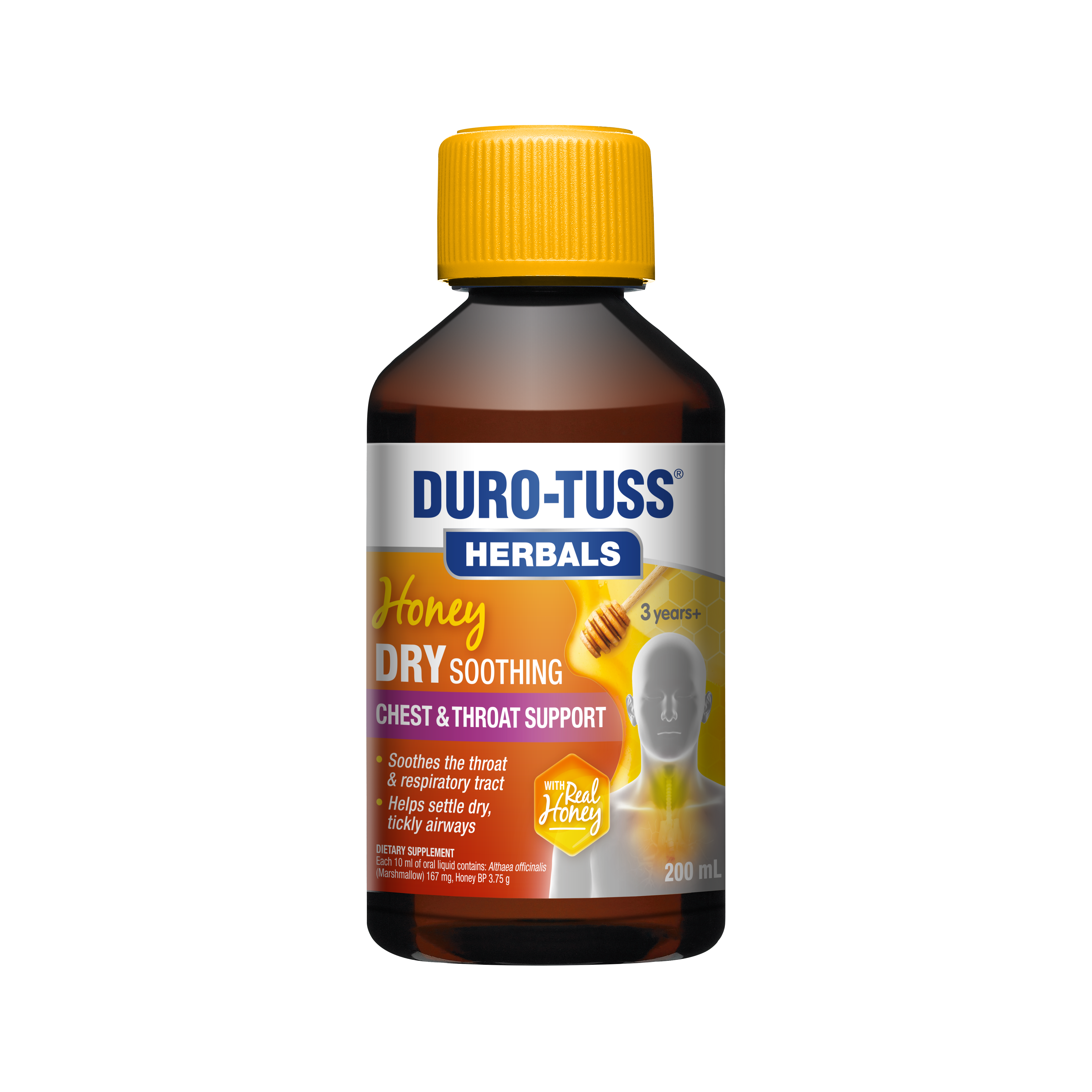Duro-Tuss Herbals Dry Soothing Chest & Throat Support with Honey