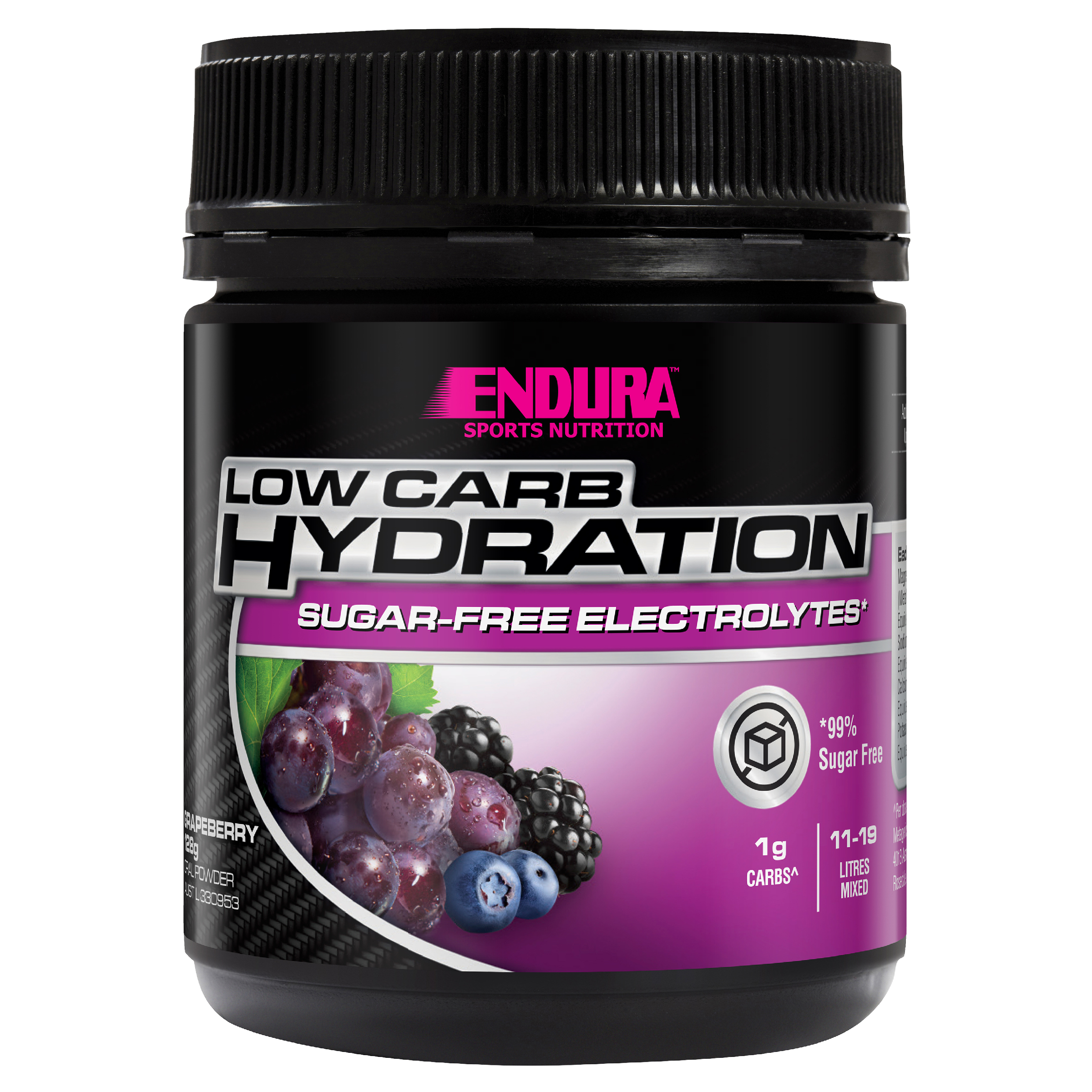 Endura Low Carb Hydration - Grapeberry
