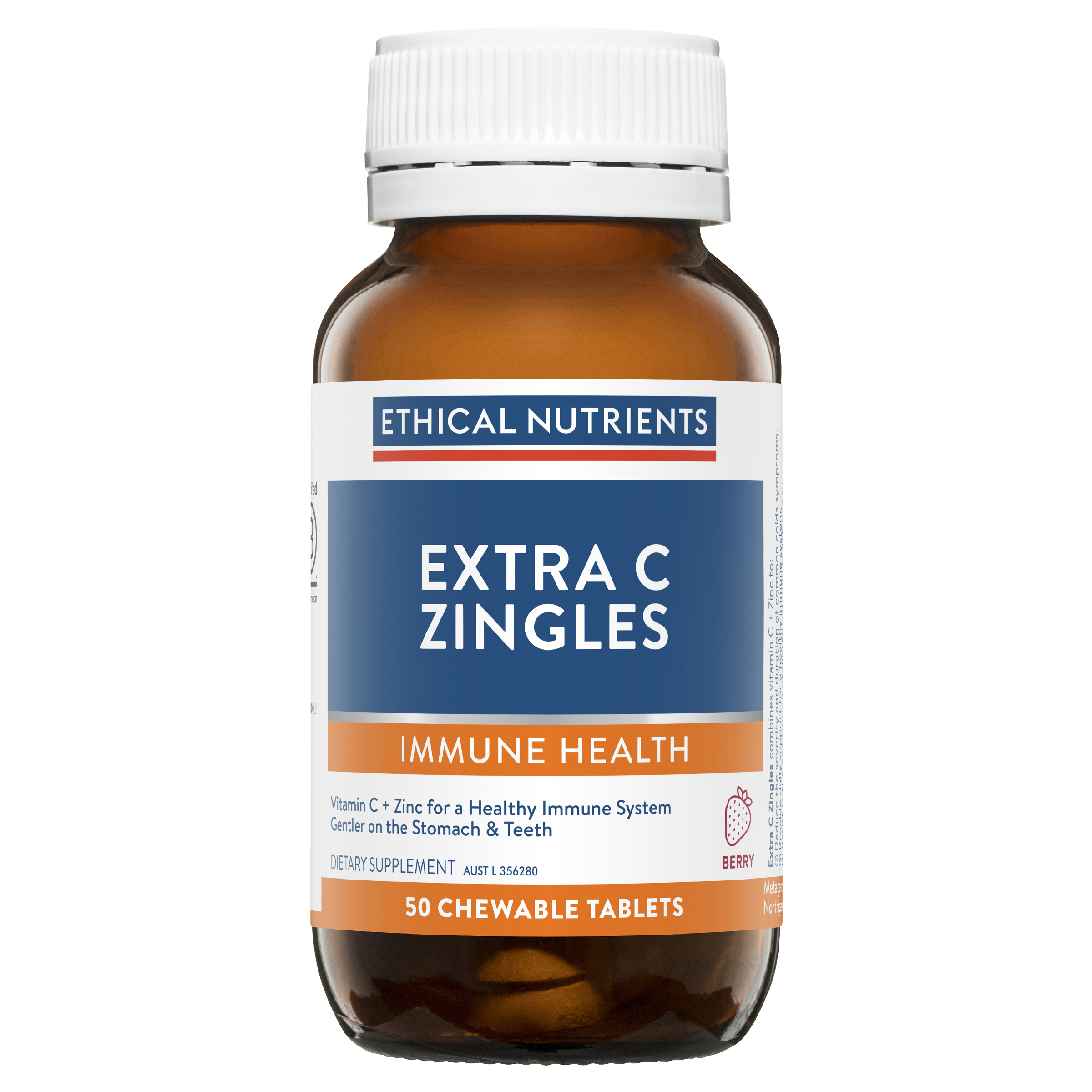 Ethical Nutrients Extra C Zingles - Berry Flavour
