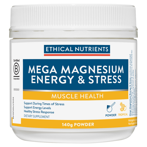 Ethical Nutrients Mega Magnesium Energy & Stress Powder