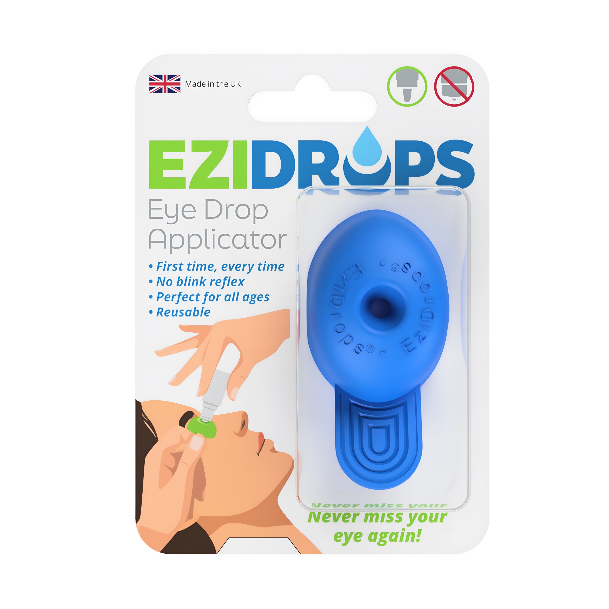 EziDrops Eye Drop Applicator