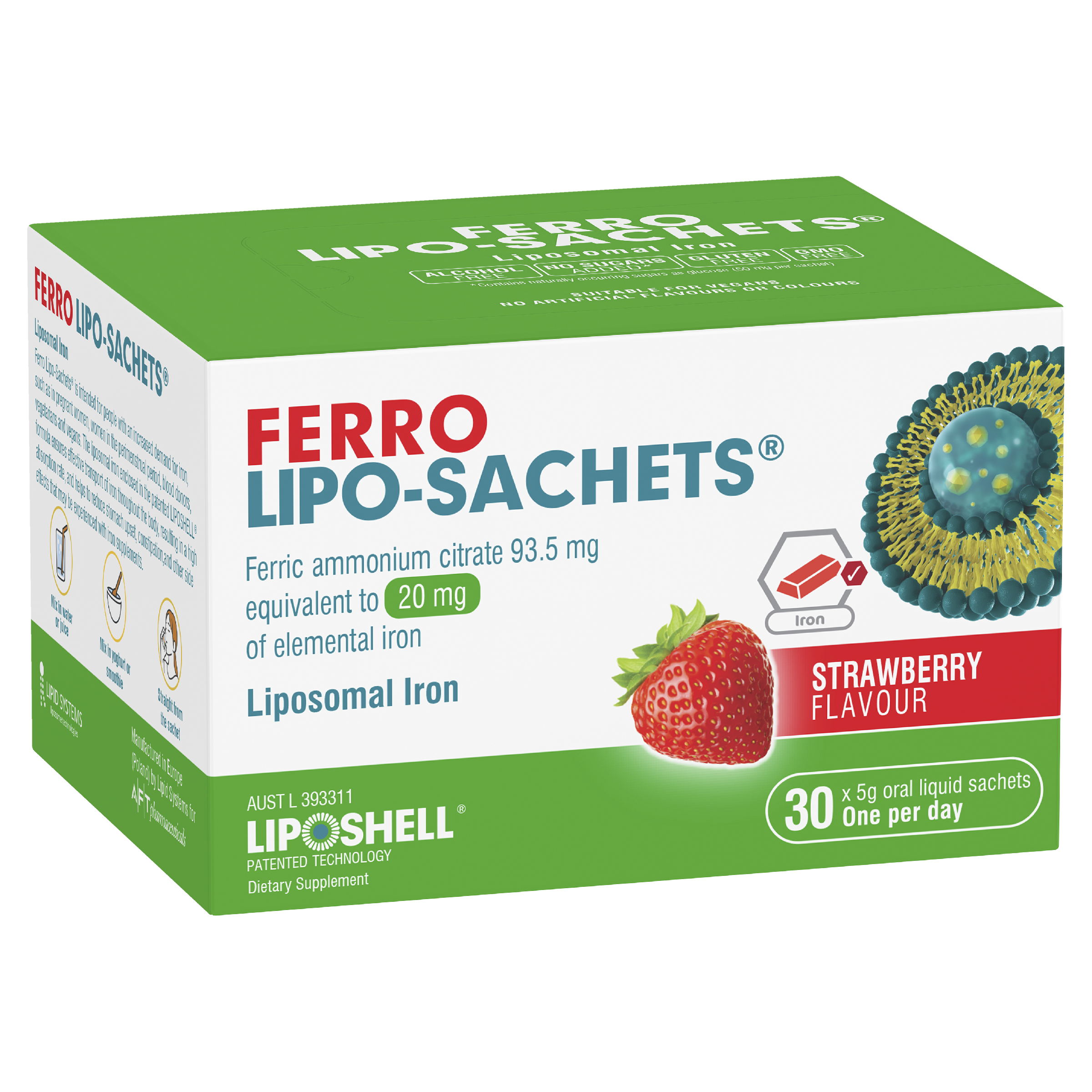 Ferro Lipo-Sachets Liposomal Iron