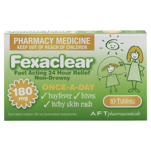 Fexaclear 180mg Fast Acting 24 Hour Relief