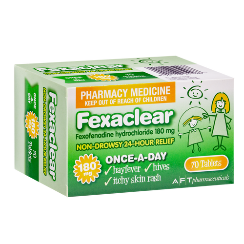 Fexaclear 180mg Fast Acting 24 Hour Relief