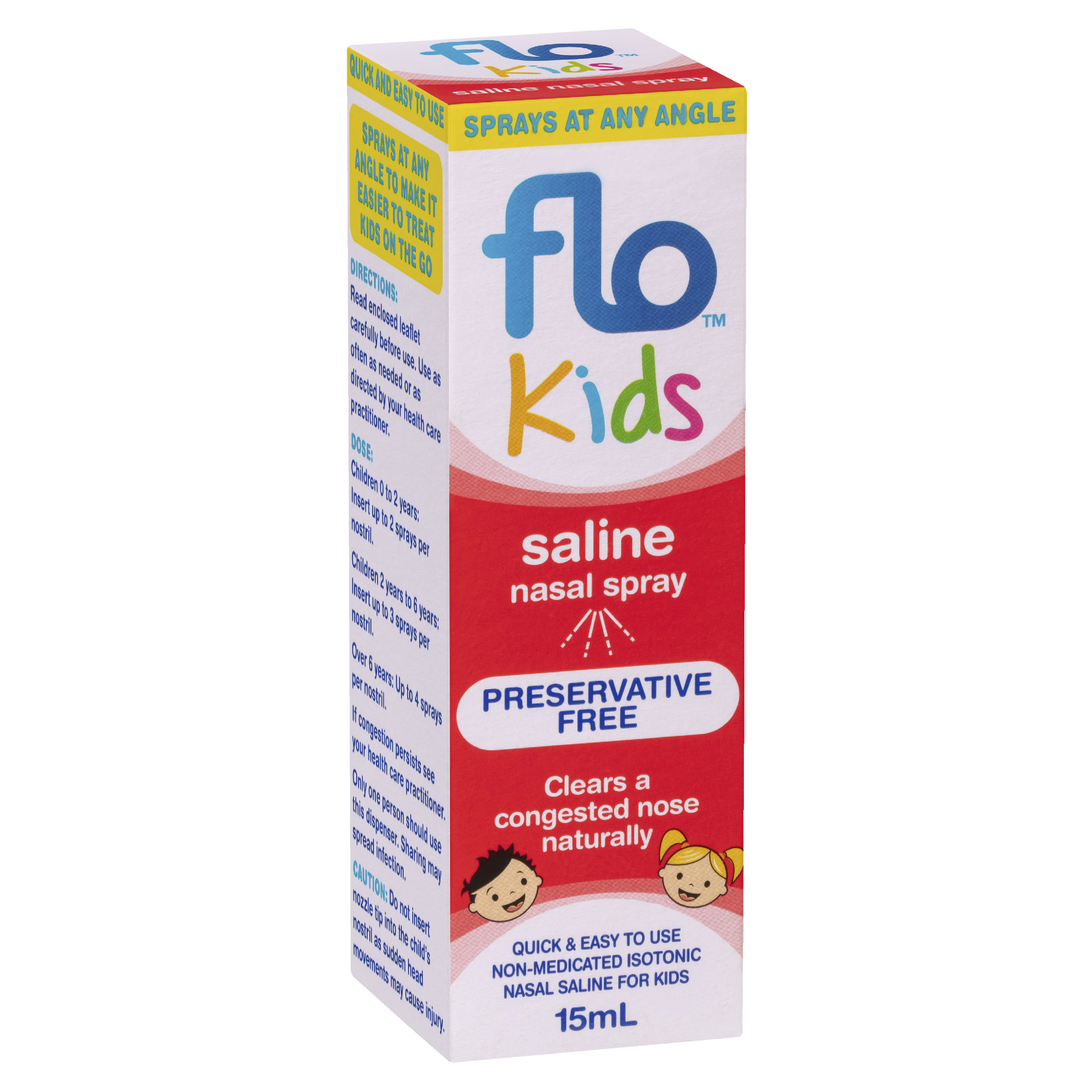 FLO Kids Saline Nasal Spray