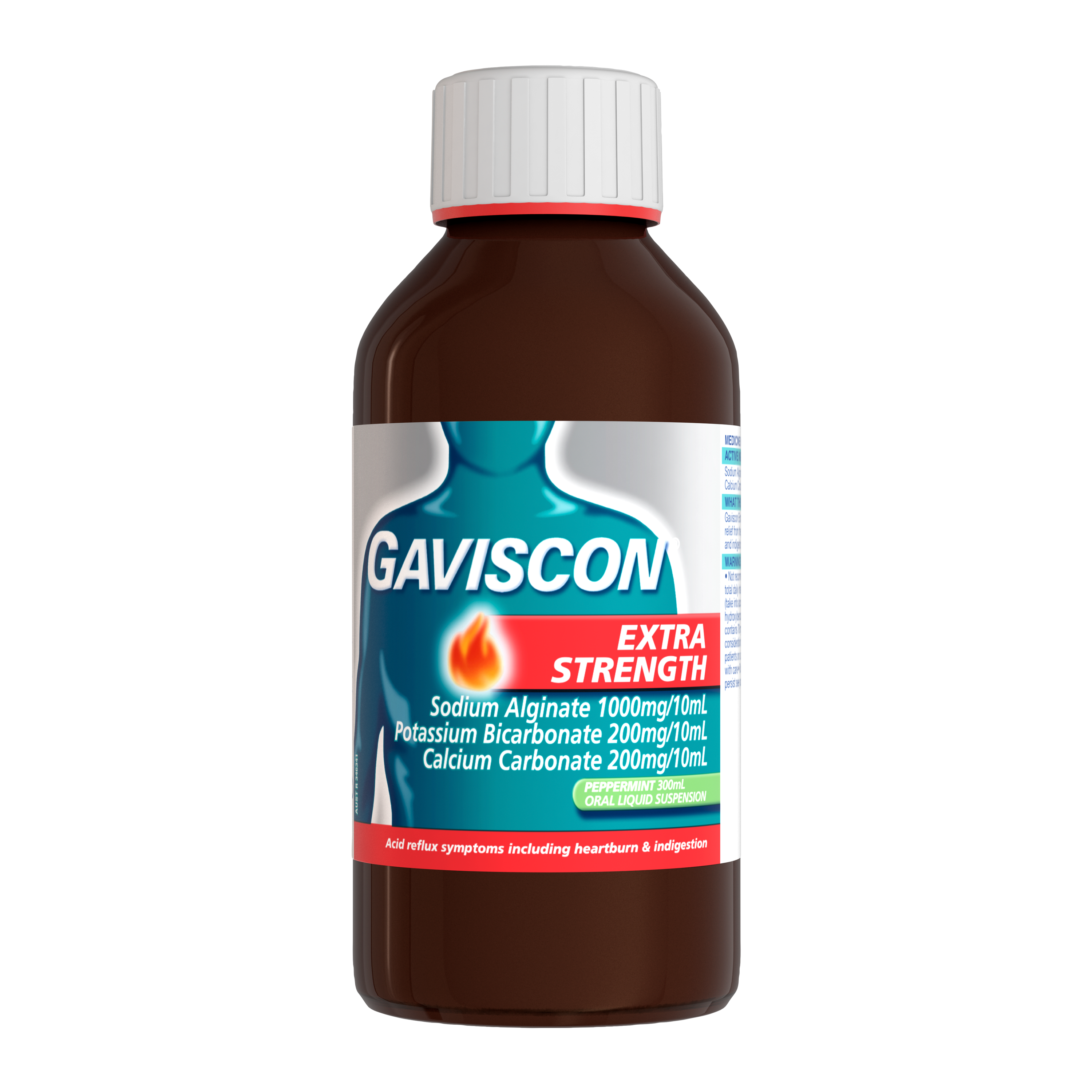 Gaviscon Extra Strength Oral Liquid Suspension - Peppermint