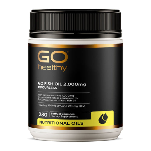 GO Healthy Go Fish Oil 2,000mg Odourless