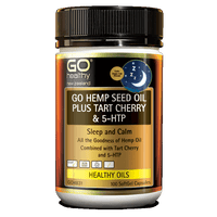 GO Healthy Go Hemp Seed Oil Plus Tart Cherry & 5-HTP