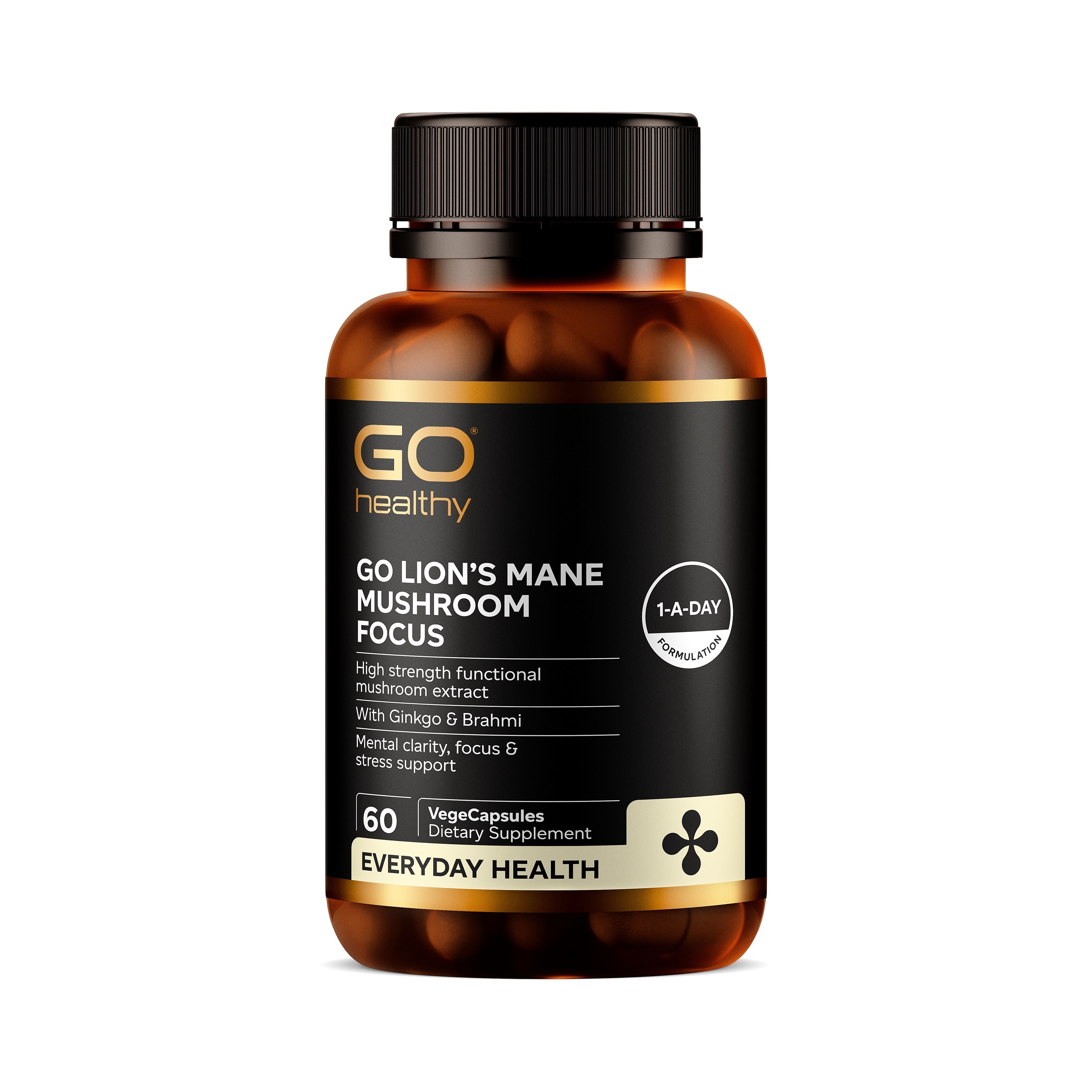 GO Healthy Go Lion's Mane Mushroom Focus