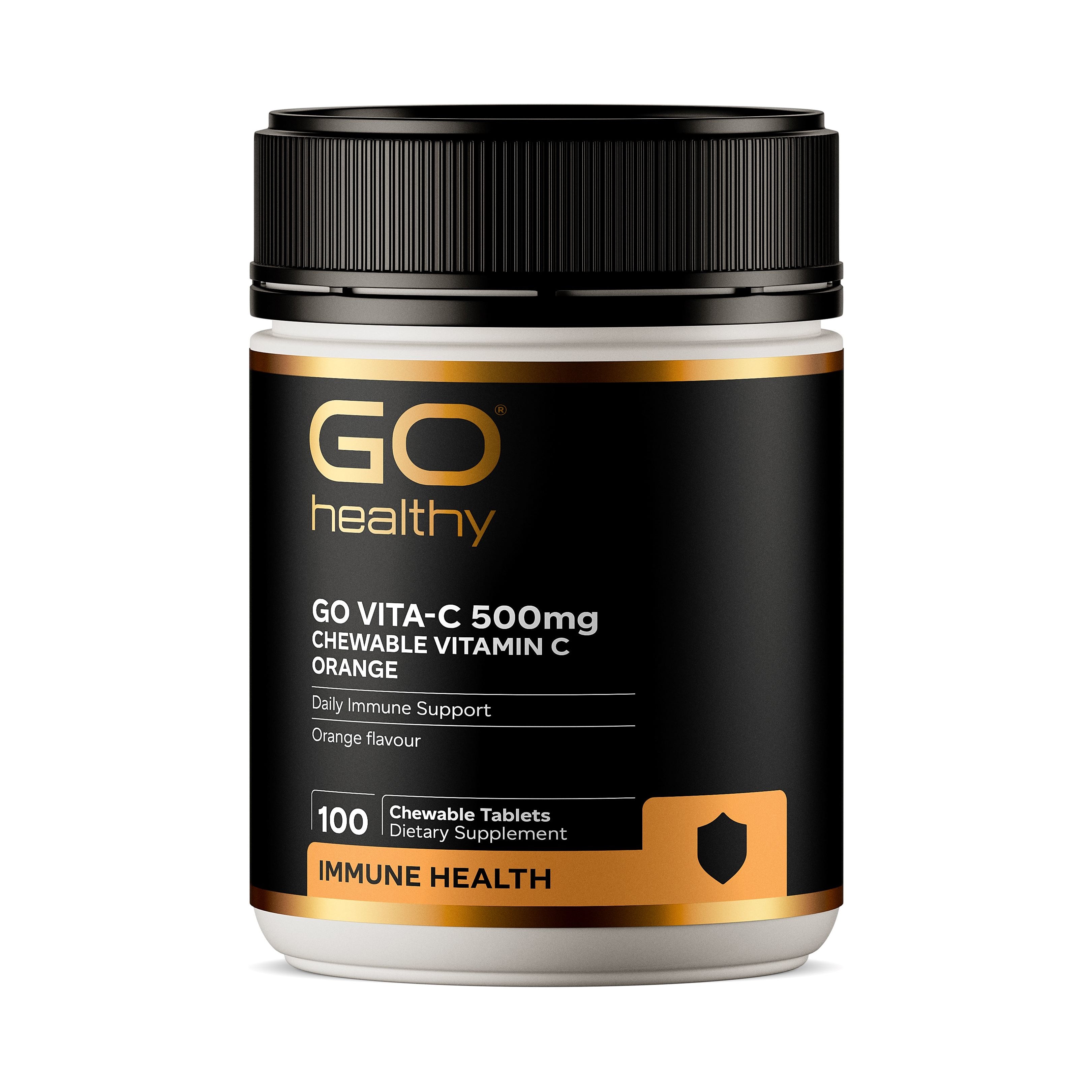 GO Healthy Go Vita-C 500mg Chewable Vitamin C - Orange