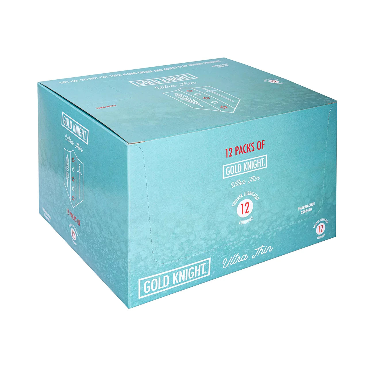 Gold Knight Lubricated Condoms Ultra Thin 56mm