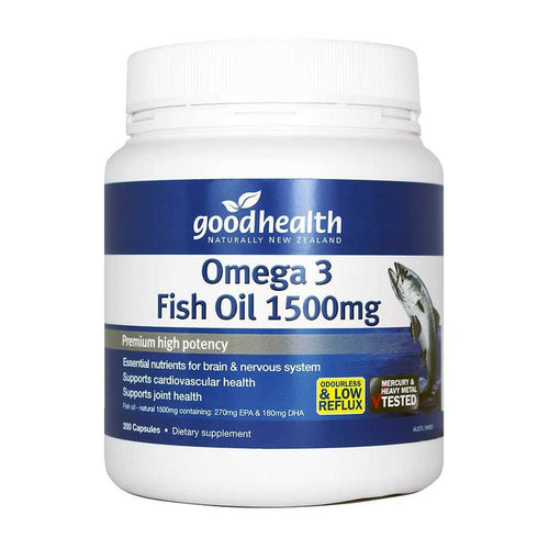 Good Health Omega 3 Fish Oil 1500mg