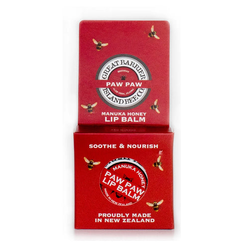 Great Barrier Island Bee Co. Manuka Honey Pawpaw Lip Balm