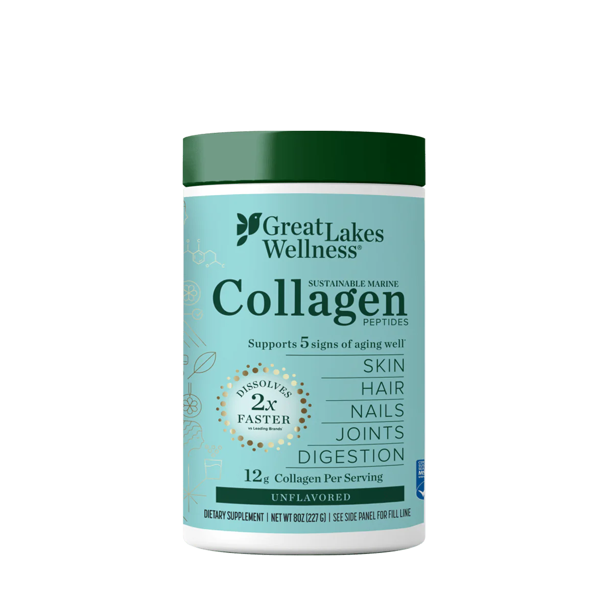 Great Lakes Wellness Marine Collagen Peptides