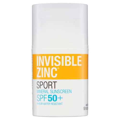 Invisible Zinc Sport Mineral Sunscreen SPF 50+