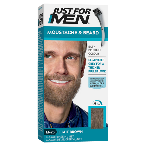 Just For Men Moustache & Beard Brush-In Colour