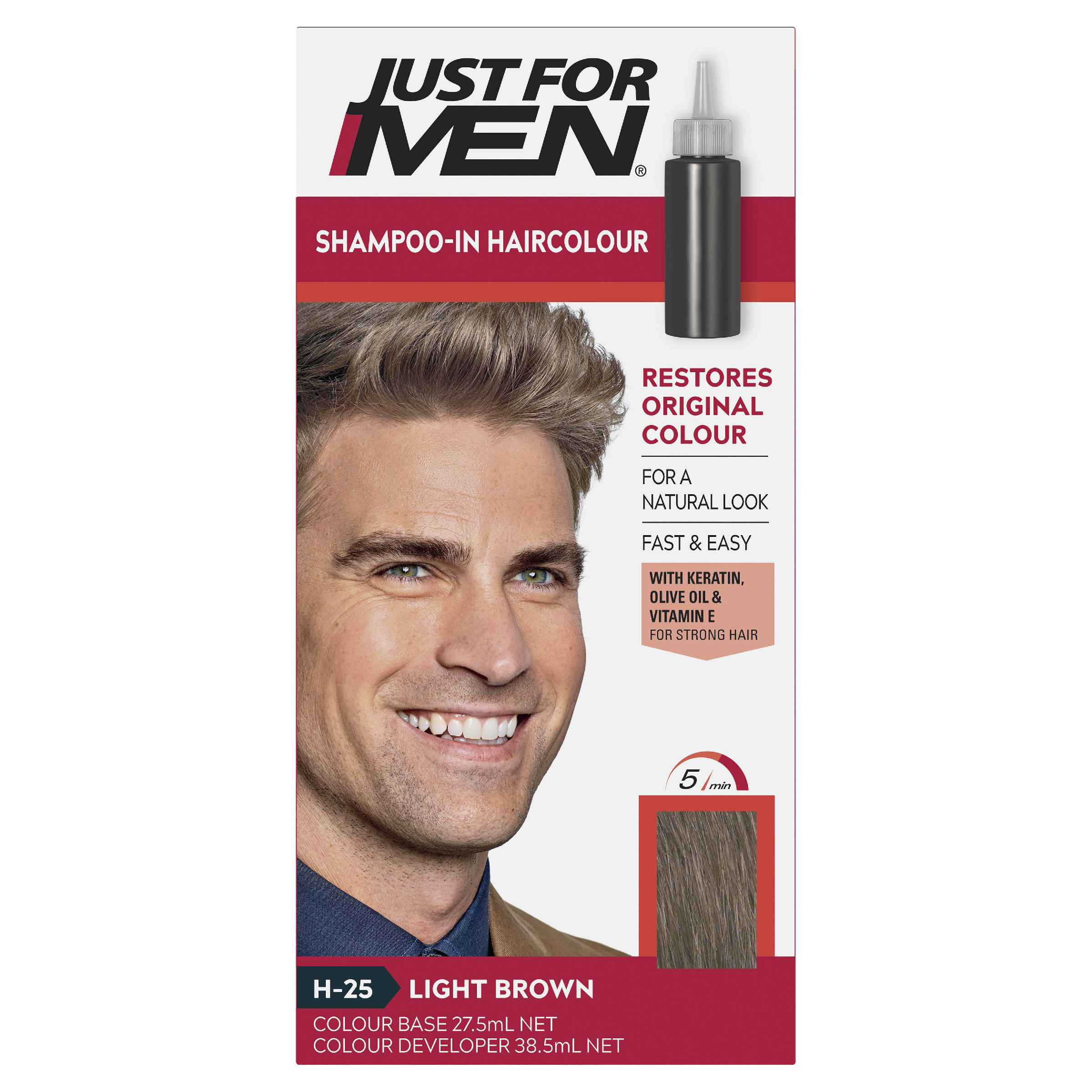 Just For Men Shampoo-In Hair Colour