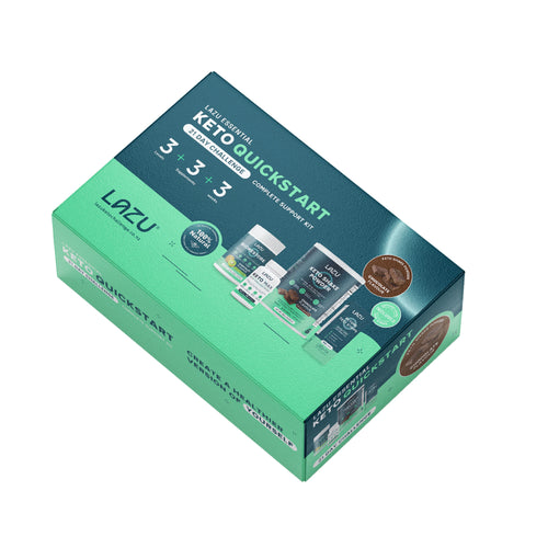 LAZU Keto Quickstart 21 Day Challenge Complete Support Kit - Chocolate Flavour