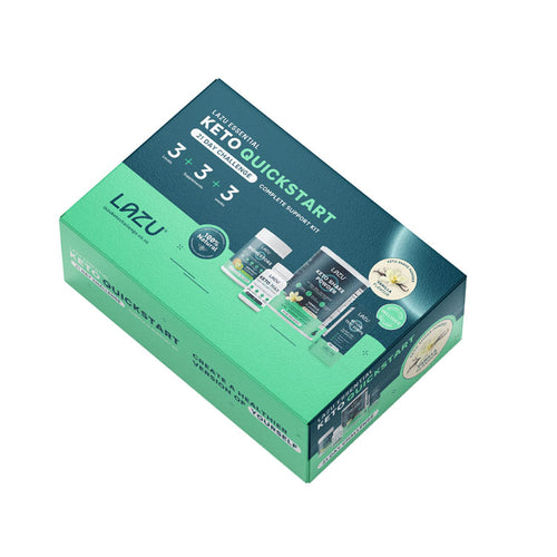LAZU Keto Quickstart 21 Day Challenge Complete Support Kit - Vanilla Flavour