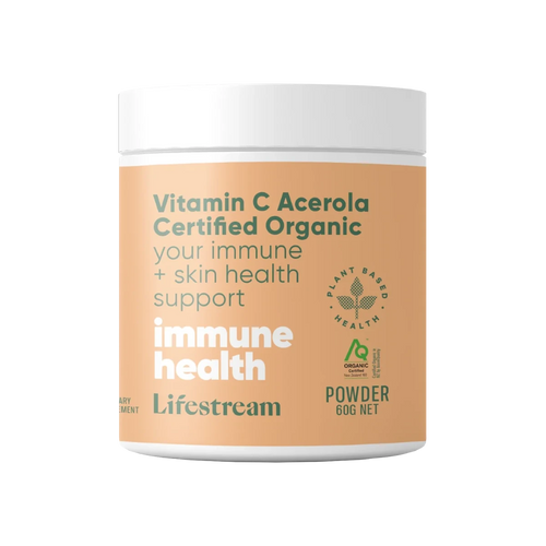 Lifestream Vitamin C Acerola Powder Certified Organic