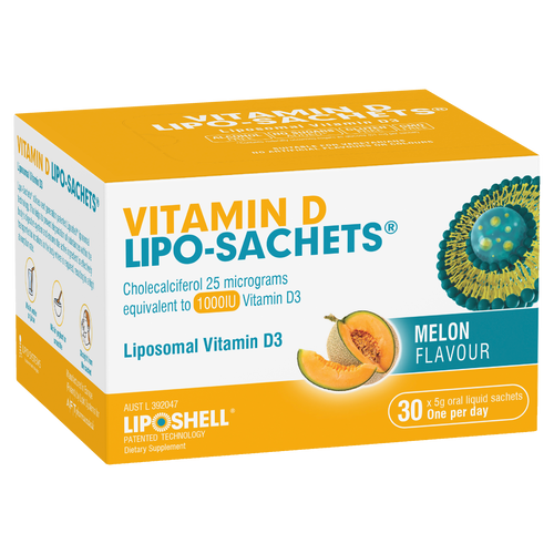 Vitamin D Lipo-Sachets Liposomal Vitamin D - Melon Flavour
