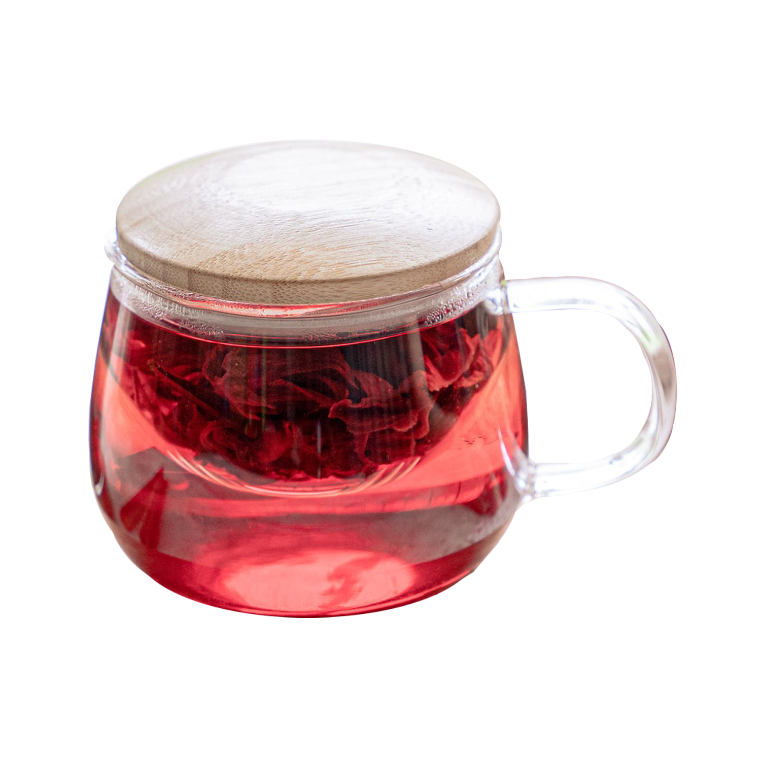 MagicT Glass Infuser Mug with Bamboo Lid