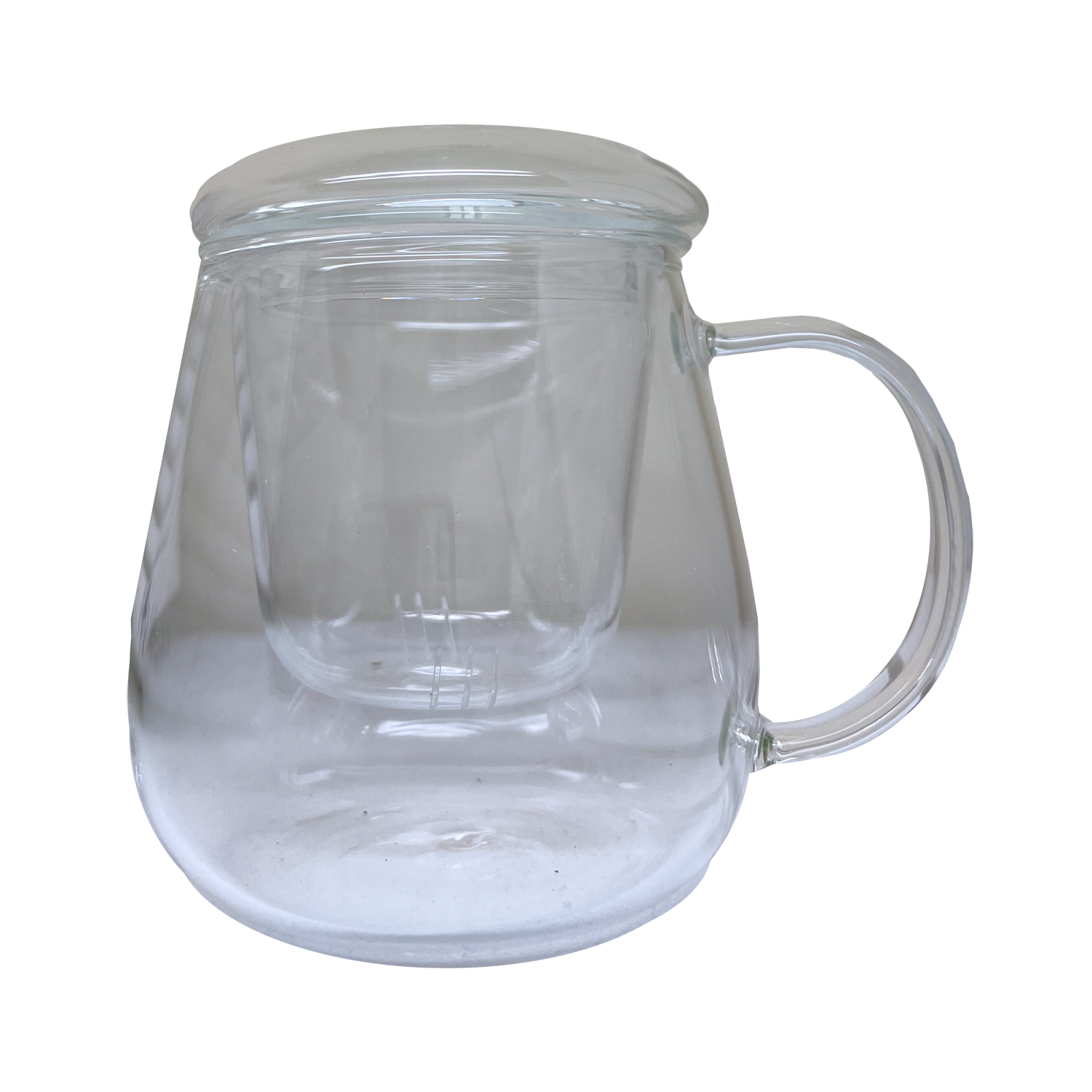 MagicT Glass Infuser Mug with Glass Lid